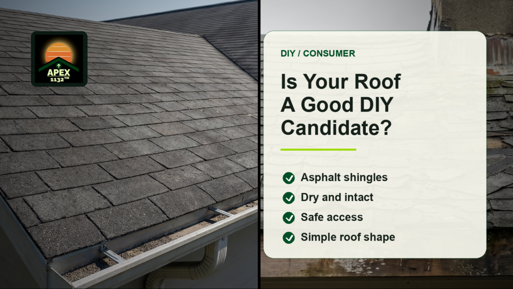 Is Your Roof A Good DIY Candidate?